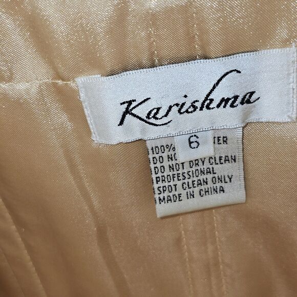 Karishma Glam Butterfly Formal Mini Dress Women's Size 6 Avant Garde Must Have - Picture 5 of 13